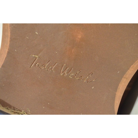 Todd Welsh 10 M Brown Lace Up Oxford Dress Shoes - Picture 3 of 6